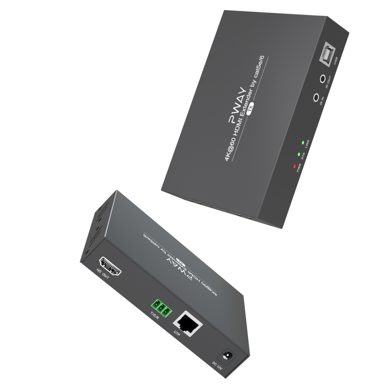 100M 4K*2K 60HZ  KVM IR  HDMI 网线延长器